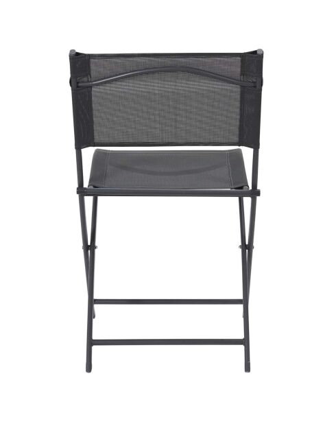 Chaise Elba grise - 46x50x80 cm