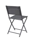 Chaise Elba grise - 46x50x80 cm