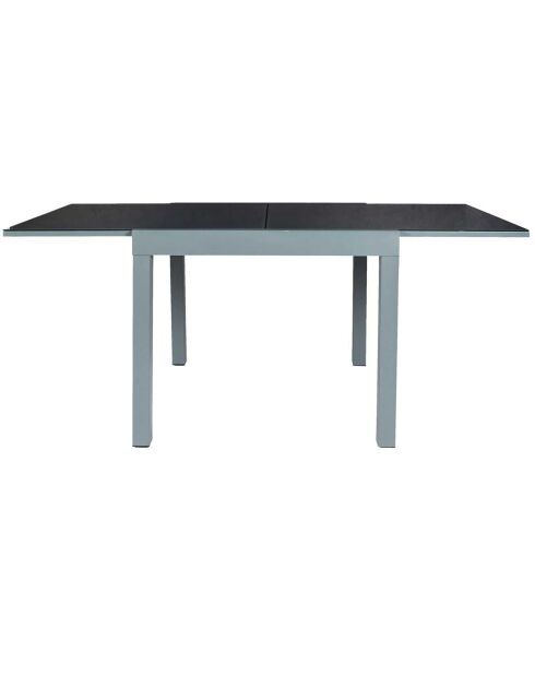 Table de jardin extensible Haria grise - 80x80x75 cm