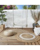 Balançoire Macramé naturelle - 65x20x160 cm