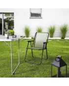 Chaise pliante GM verte - 45x54x84 cm