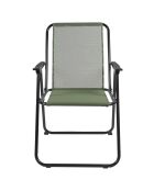 Chaise pliante GM verte - 45x54x84 cm