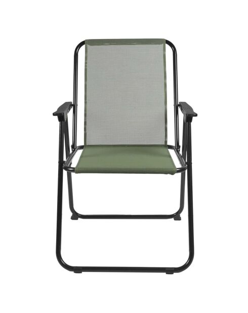 Chaise pliante GM verte - 45x54x84 cm