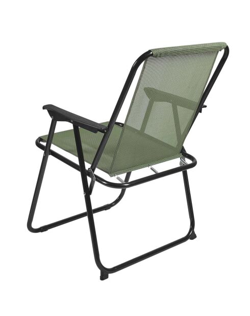 Chaise pliante GM verte - 45x54x84 cm