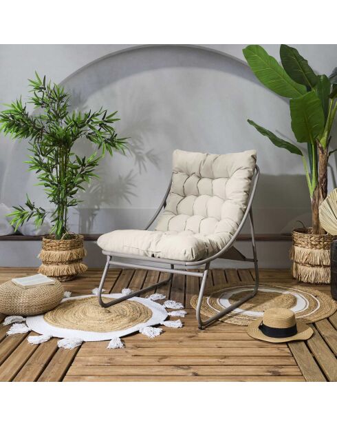 Fauteuil Dolce Vita beige - 68x88x85.5 cm
