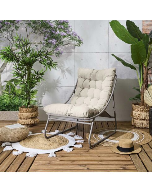 Fauteuil Dolce Vita beige - 68x88x85.5 cm