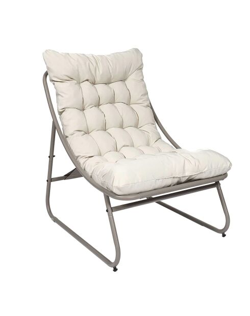Fauteuil Dolce Vita beige - 68x88x85.5 cm