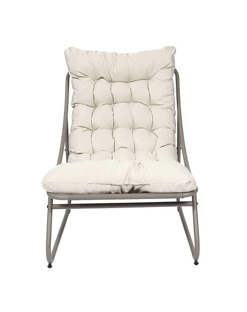 Fauteuil Dolce Vita beige - 68x88x85.5 cm