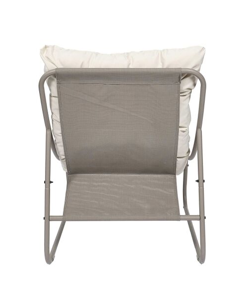 Fauteuil Dolce Vita beige - 68x88x85.5 cm