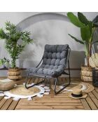 Fauteuil Dolce Vita gris - 68x88x85.5 cm