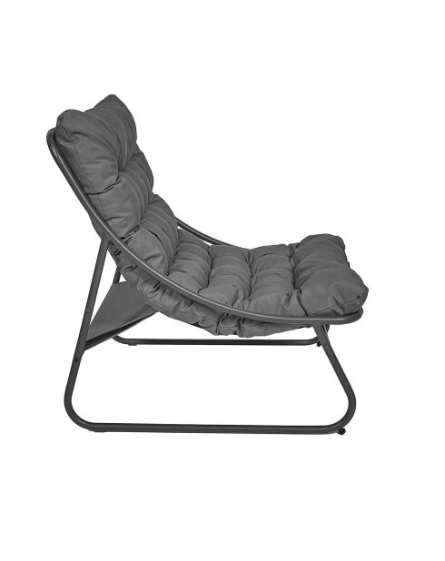 Fauteuil Dolce Vita gris - 68x88x85.5 cm