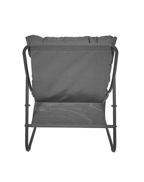 Fauteuil Dolce Vita gris - 68x88x85.5 cm