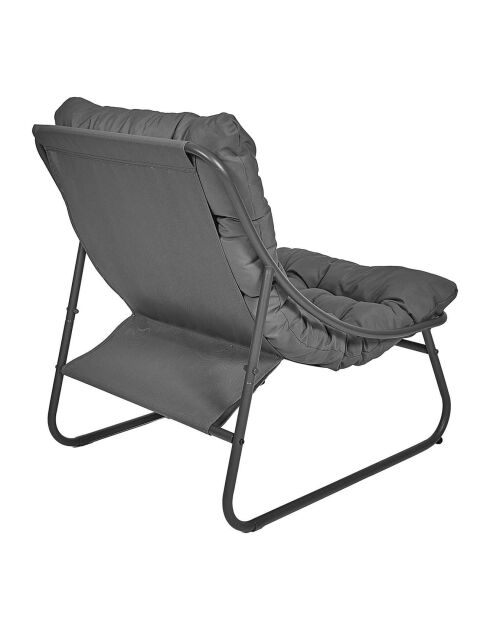 Fauteuil Dolce Vita gris - 68x88x85.5 cm