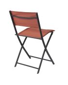 Chaise Elba terracotta - 46x50x80 cm