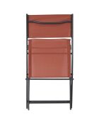 Chaise Elba terracotta - 46x50x80 cm