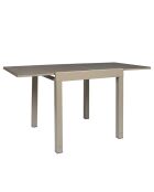 Table de jardin extensible Haria beige - 80x80x75 cm