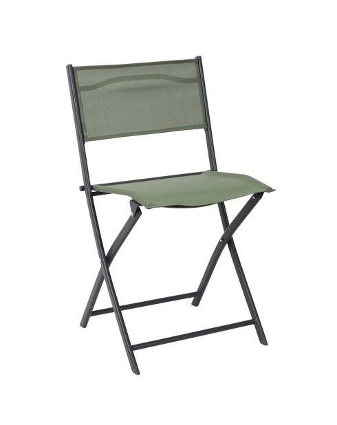 Chaise Elba kaki - 46x50x80 cm