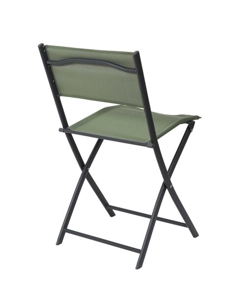 Chaise Elba kaki - 46x50x80 cm