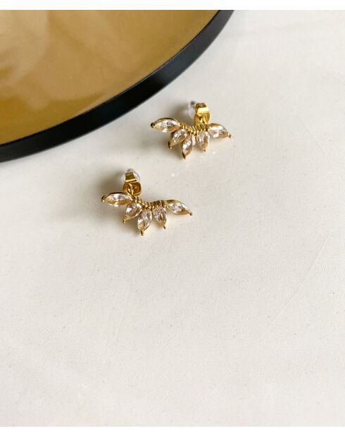 Boucles d'Oreilles Blanche