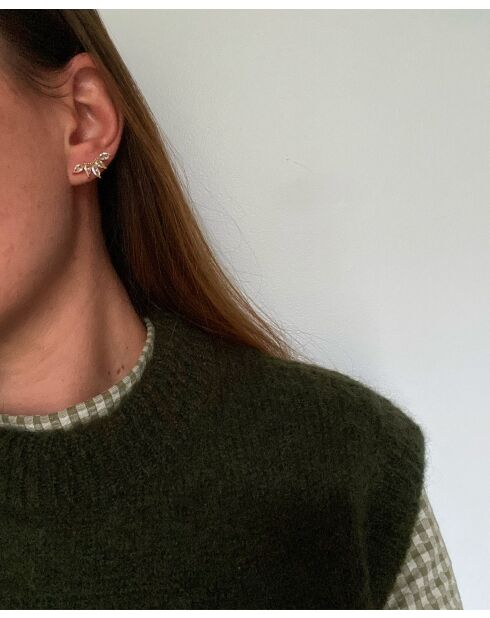 Boucles d'Oreilles Blanche