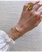 Bracelet Ambroise / Perles dorées
