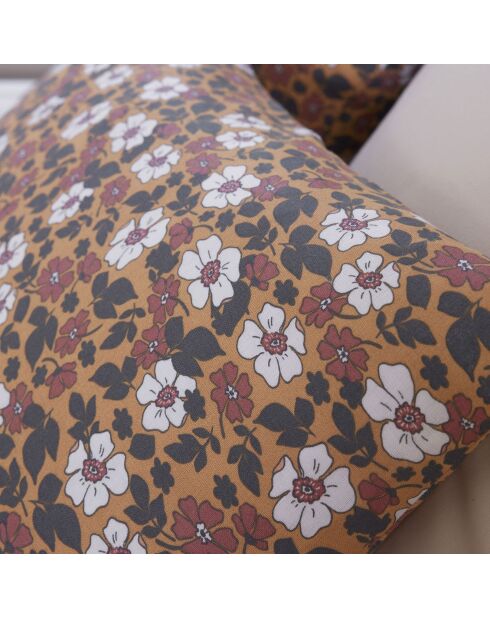 Parure Housse de Couette 100% Gaze de Coton Imprimé Verone multicolore