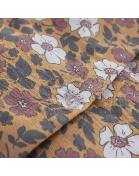 Parure Housse de Couette 100% Gaze de Coton Imprimé Verone multicolore