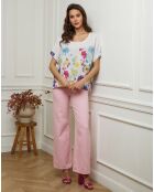 Top 100% Lin Cantik blanc