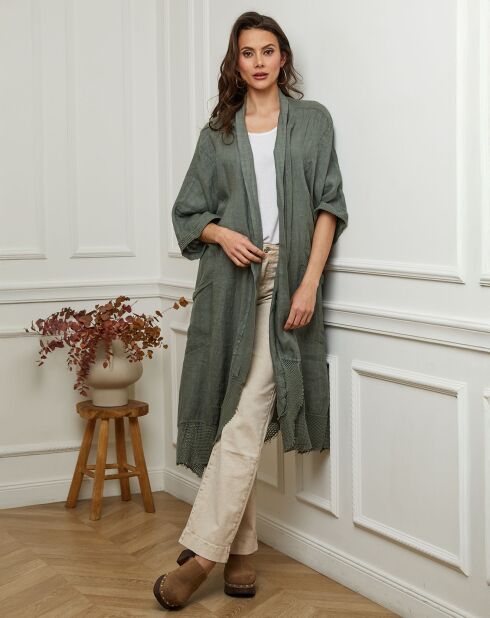Kimono Carolina kaki