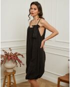 Robe 100% Lin Caspar noire