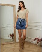 Top 100% Lin Chili beige