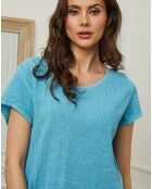 Top 100% Lin Chili turquoise