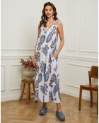 Combinaison 100% Lin Clarina blanche