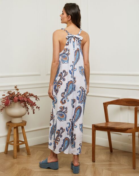 Combinaison 100% Lin Clarina blanche