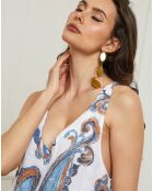 Combinaison 100% Lin Clarina blanche