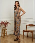 Combinaison 100% Lin Clarina camel