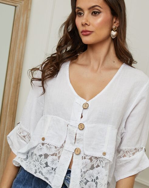 Top Coleth blanc