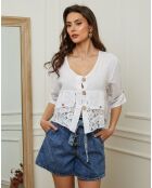 Top Coleth blanc