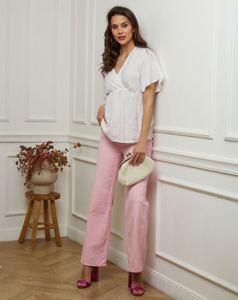 Top Danel blanc