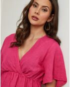 Top 100% Lin Danel fushia
