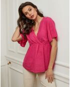 Top 100% Lin Danel fushia