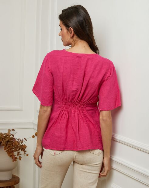 Top 100% Lin Danel fushia