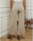 Pantalon 100% Lin Daoud beige