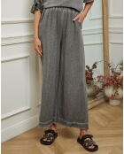 Pantalon 100% Lin Daoud gris