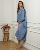 Kafta en Lin & Coton Dyana bleu jeans