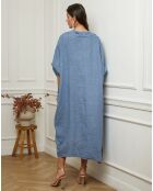 Kafta en Lin & Coton Dyana bleu jeans
