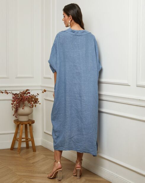 Kafta en Lin & Coton Dyana bleu jeans