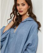 Kafta en Lin & Coton Dyana bleu jeans