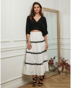 Top en Lin & Coton Elvina noir