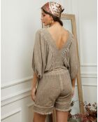 Top en Lin & Coton Elvina taupe
